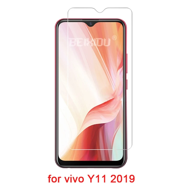 for vivo Y11 2019 2 шт Полное закаленное стекло для vivo Y11 защита экрана 2.5D 9h закаленное стекло для vivo Y11 защитная пленка - Цвет: for vivo Y11 2019