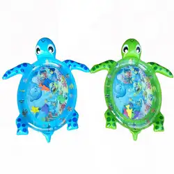 Экологичная морская черепаха в форме Надувное водяное сиденье складной ПВХ детский игровой коврик