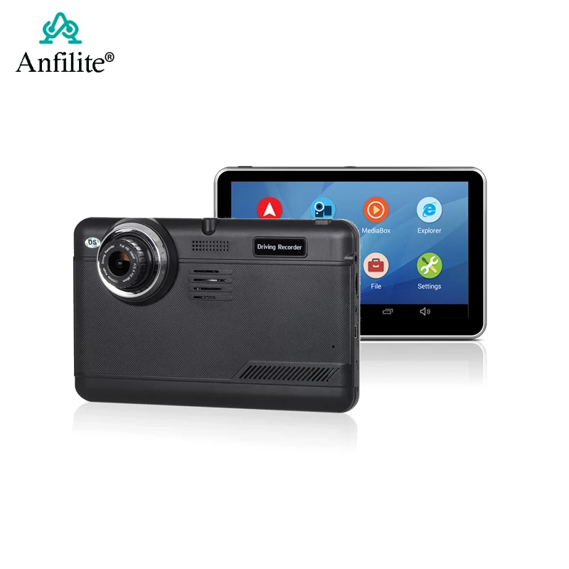 Anfilite DASH CAM GPS Navigation 7 inch Android Bluetooth wifi fhd 1080p Camera Recorder Vehicle GPS 1080P record free maps Anfilite DASH CAM GPS Navigation 7 inch Android Bluetooth wifi fhd 1080p Camera Recorder Vehicle GPS 1080P record free maps