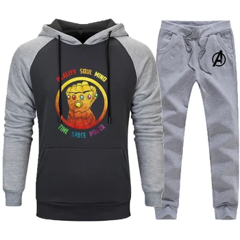 

Infinity Gauntlet Thanos Mens A Set Of Clothes 2020 Warm Winter Spring Hoodies Hip Hop Hoodie Raglan Sleeve Leisure Male Tops