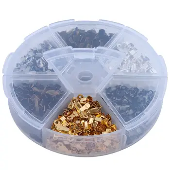 

1380pcs 6Color Single ring/Lobster clasp/Tail chain/Clip buckle/Drop Kit/Messenger Box for DIY Necklace Jewelry Making Materials