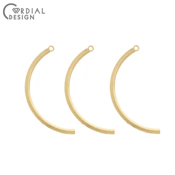 

Cordial Design 100Pcs 20*47MM Jewelry Accessories/Earrings Connectors/Hand Made/Arc Shape/Charms/DIY Making/Earring Findings