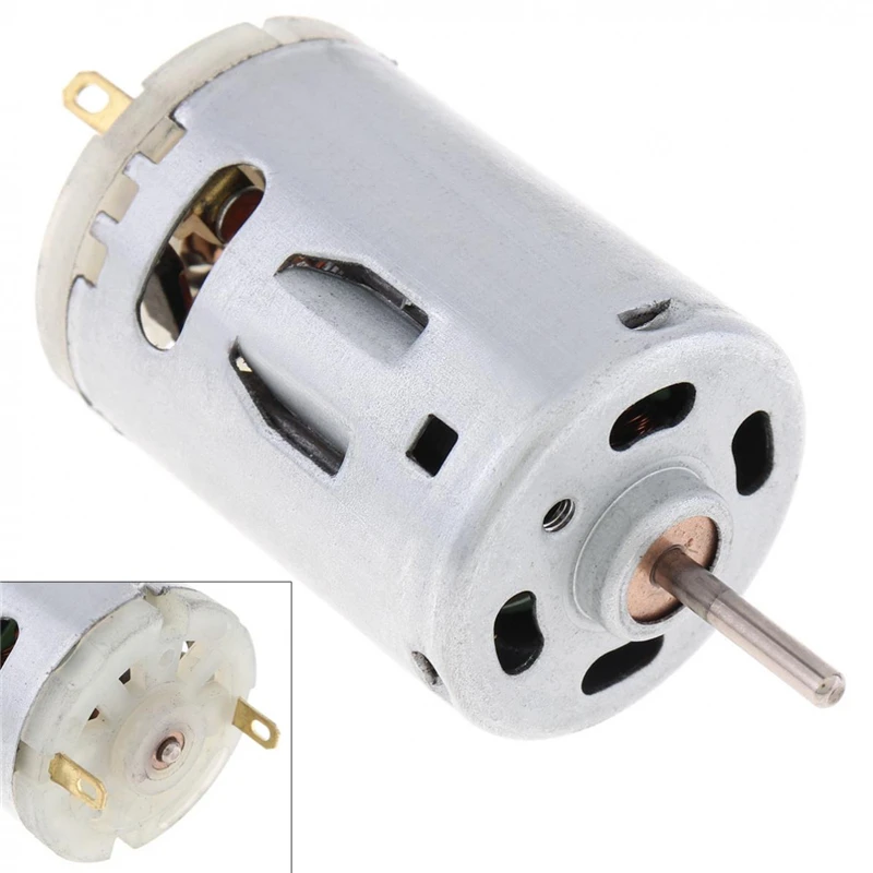 

385 380 DC Micro Motor 12V 18V 24V 11000rpm 16500rpm 21500rpm DC6V-24V High Speed PWM Motors DIY Engine Cars Model RS385
