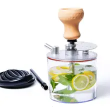 Маленькая дорожная кальяна портативная трубка для кальяна наргилье Chichas с силиконовым шлангом керамическая чаша металлические щипцы Narguile аксессуары