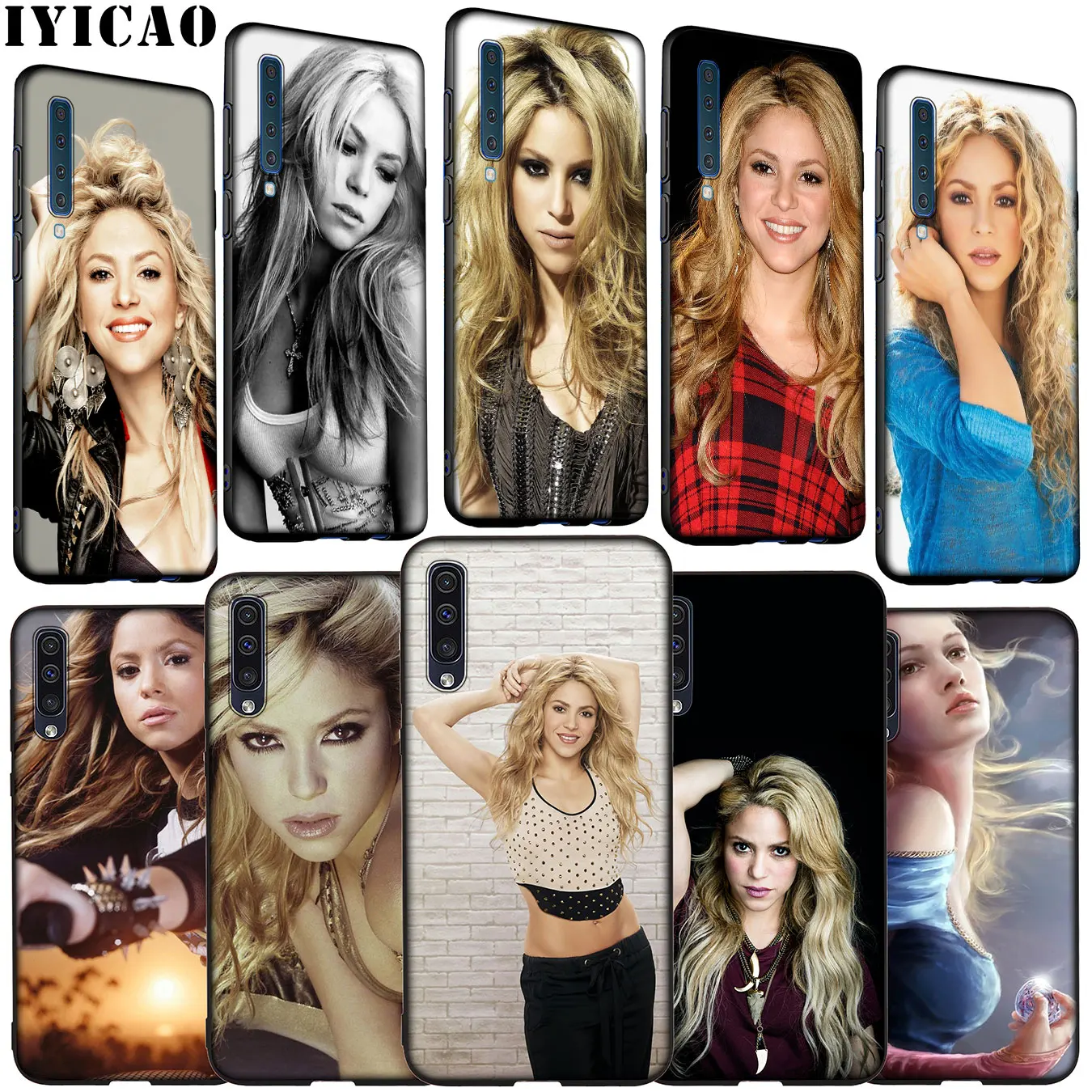 Мягкий силиконовый чехол IYICAO Shakira для Samsung Galaxy A70 A60 A50 A40 A30 A20 A10 M10 M20 M30 M40 A20E |
