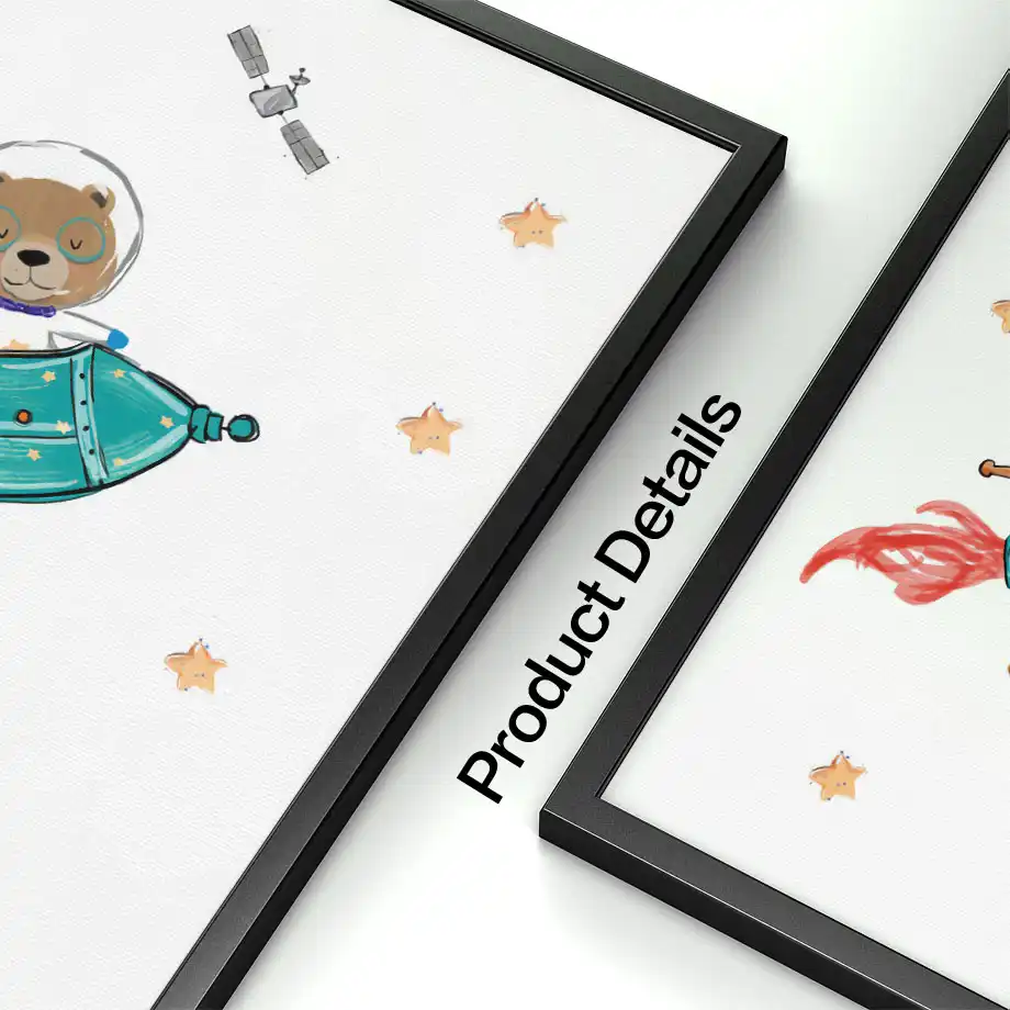 Dessin Anime Ours Etoile De Lune Affiches Et Impressions Mur Art Toile Peinture Animal Murale Photos Bebe Garcon Fille Chambre Decor 50x70cm No Frame Tableaux Posters Et Arts Decoratifs Tableaux Dwteam In