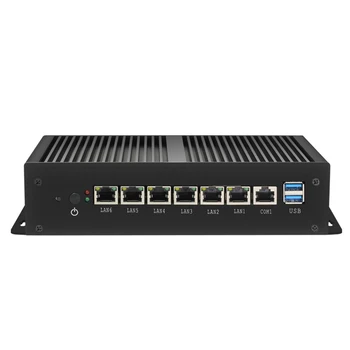 

Fanless Mini PC 6*LAN Gigabit Ethernet Celeron 1007U Pentium 2117U Computer VPN Server Firewall pfsense Windows xp Industial pc
