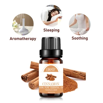 

Elite99 10ml Cinnamon Pure Essential Oils for Humidifier Fragrance Aromatherapy Oil Help Sleeping Body Relieve Essential Oil