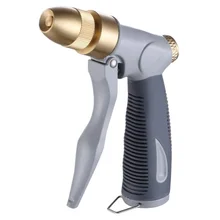

Water Hose Nozzle Car Wash Sprayer Adjustable Garden Patio And Pets Heavy Duty Metal Irrigation Kit Watering Plants Sprinkler