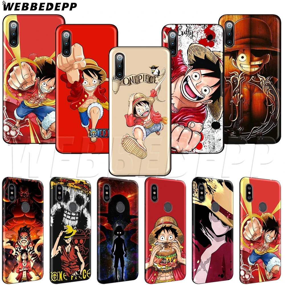 

WEBBEDEPP One Piece fondos Soft TPU Case for Xiaomi Redmi MI 9T CC9 CC9E A3 7A K20 Pro