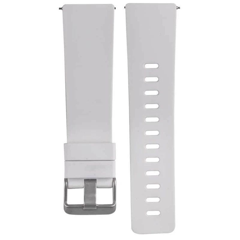 Белый Замена силиконовые часы ремешок Браслет для Fitbit часы Versa THJ99 - Цвет: Белый