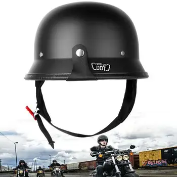 

Motorcycle Helmet Vintage Casco Moto Motorcycle Open Face Retro Half Helmet Chopper Biker Pilot Size M-XL Adult Custom Helmet