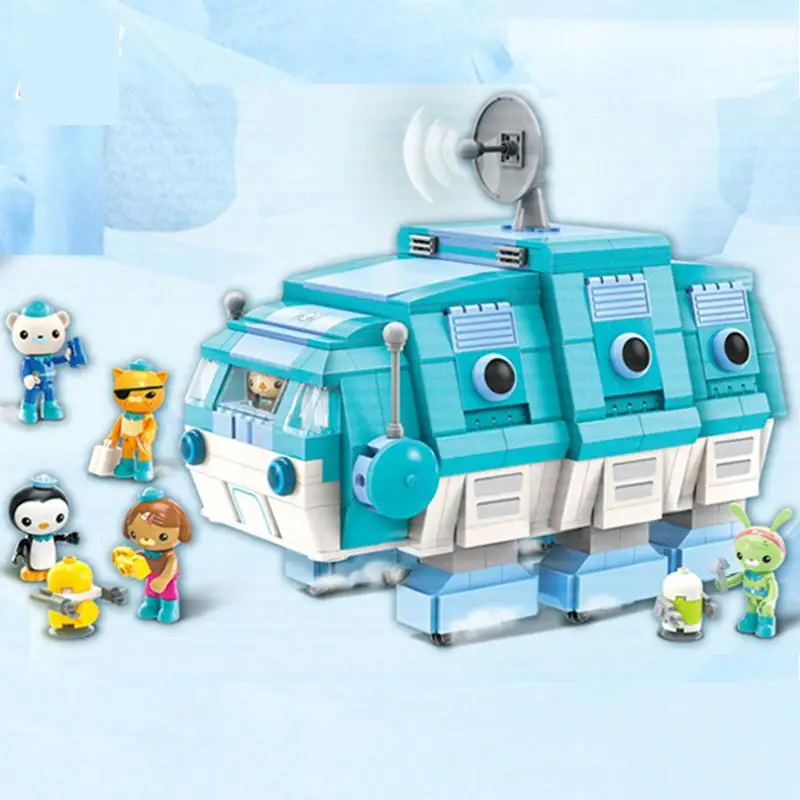 Octonauts мультфильм обучающий конструктор совместимый Duplo Строительные кирпичи развивающие игрушки подарки на день рождения Dashi