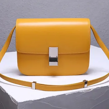 

Luxury Designer Fashion Small Square Bags For Women 2020 New High Quality Soft Leather Messenger Shoulder Bag Ladies Hangbags
