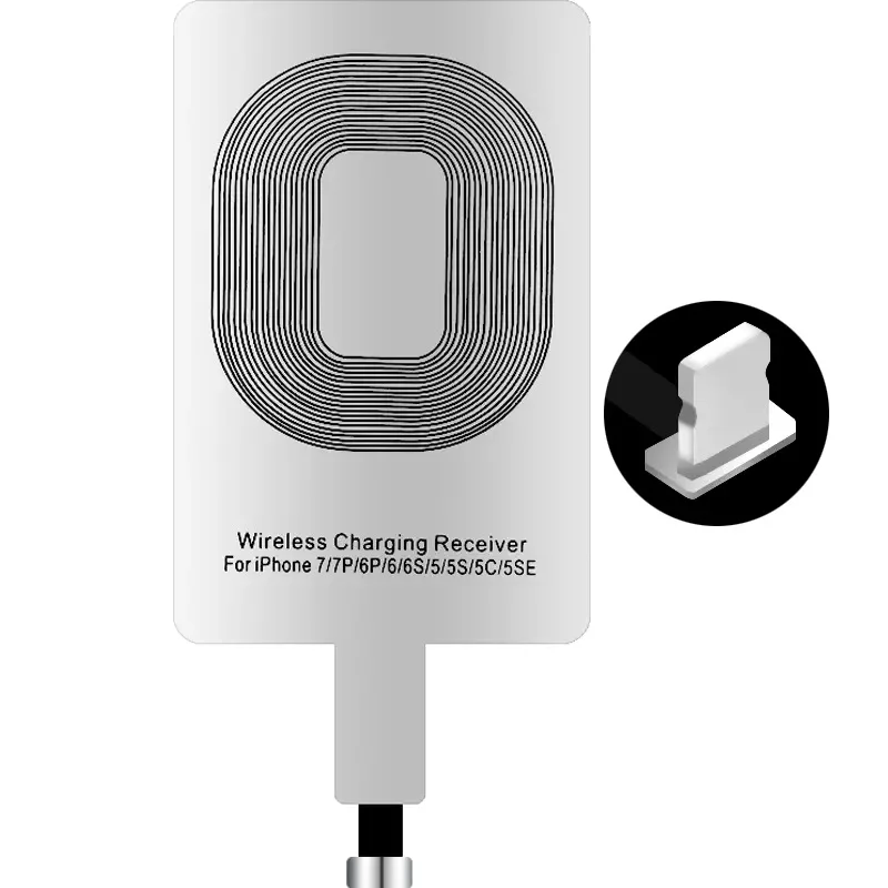 USB беспроводной зарядный приемник Универсальный Android Micro usb type-C Qi Беспроводное зарядное устройство Модуль зарядного устройства для мобильного телефона - Цвет: for iPhone