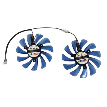 

2pcs/set 95mm FDC10U12S9-C CF1010U12S Alternative GPU Video Card Cooler fan For XFX RX580 HIS RX 580 IceQ Graphics Card Cooling