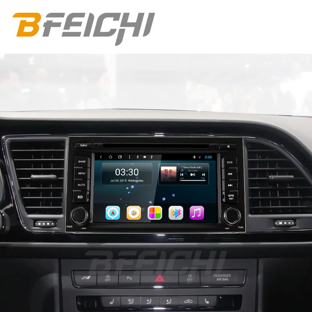 Perfect Bfeichi  android 9.0 car dvd for Seat Leon 2013 2014 2015 2016 2017 2018 Radio Car Stereo dvd player 5