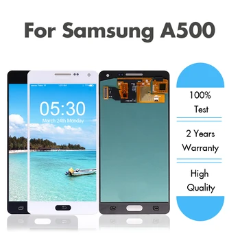 

10pcs/lot LCD for SAMSUNG for Galaxy A5 2015 A500 Display Touch Screen Digitizer A500F A500H A500M Free Shipping by DHL EMS