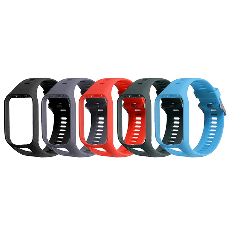 Silicone Replacement Watch Band Strap w/ Frame Fashion For TomTom Runner 2/Spark 3 Smart Accessories | Электроника