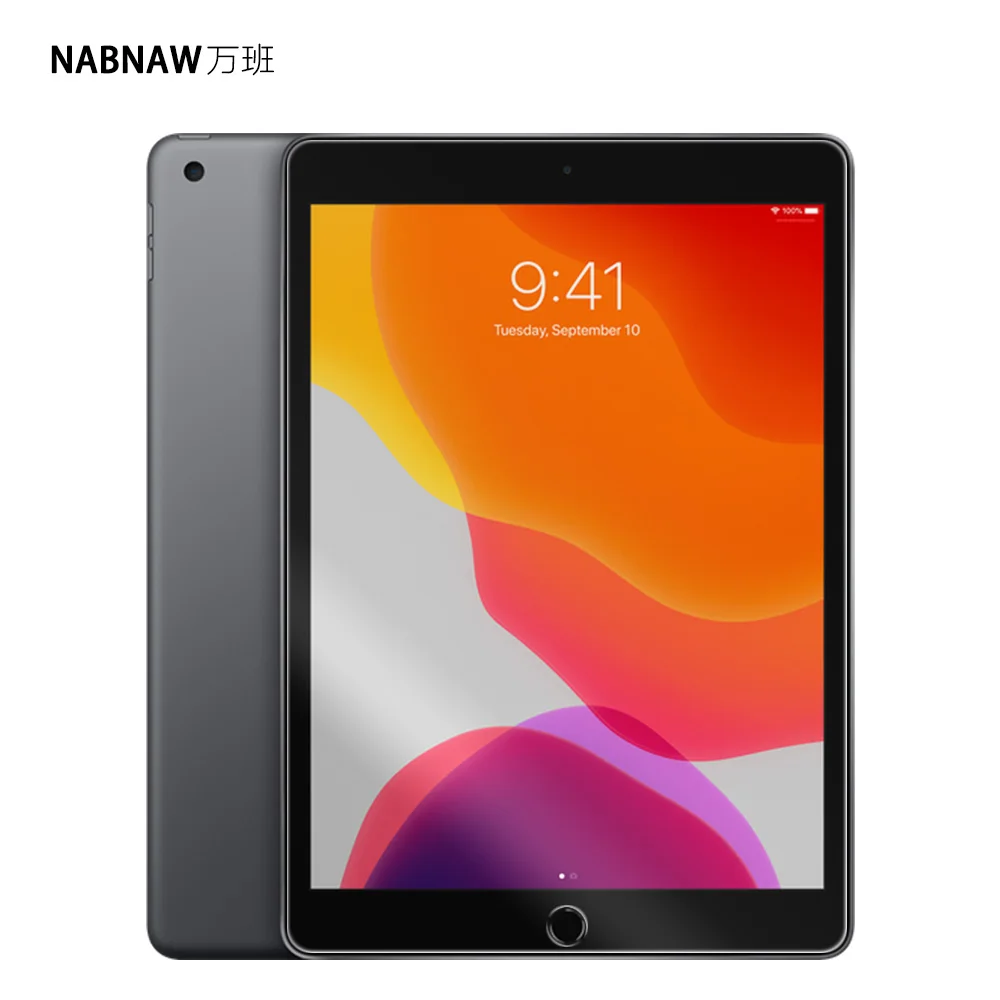 NABNAW 2.5D ультра прозрачное закаленное стекло для iPad 10,2 дюймов Apple iPad протектор экрана устойчивое к царапинам стекло