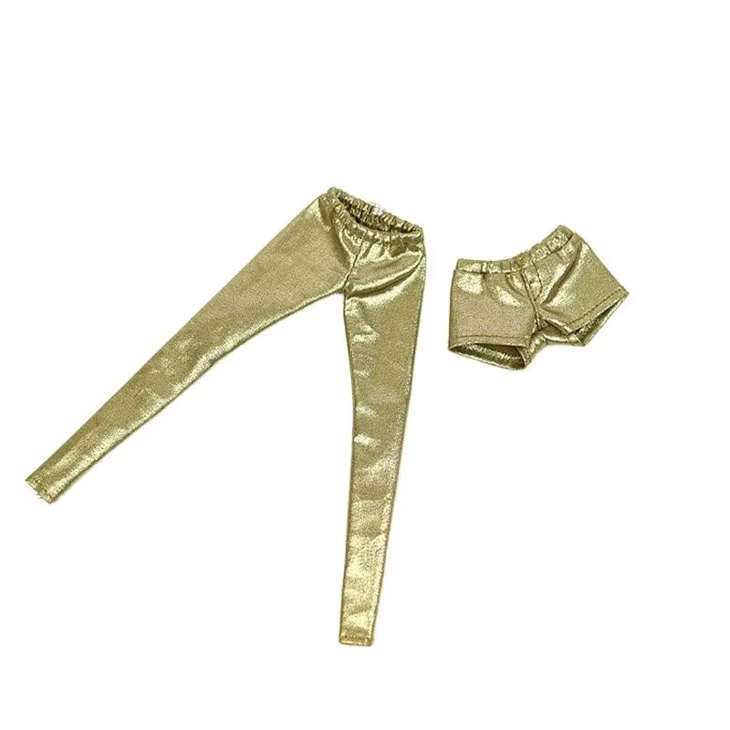 Golden Trousers Shorts for Barbie Blyth 1/6 MH CD FR SD Kurhn BJD Doll Clothes Accessories
