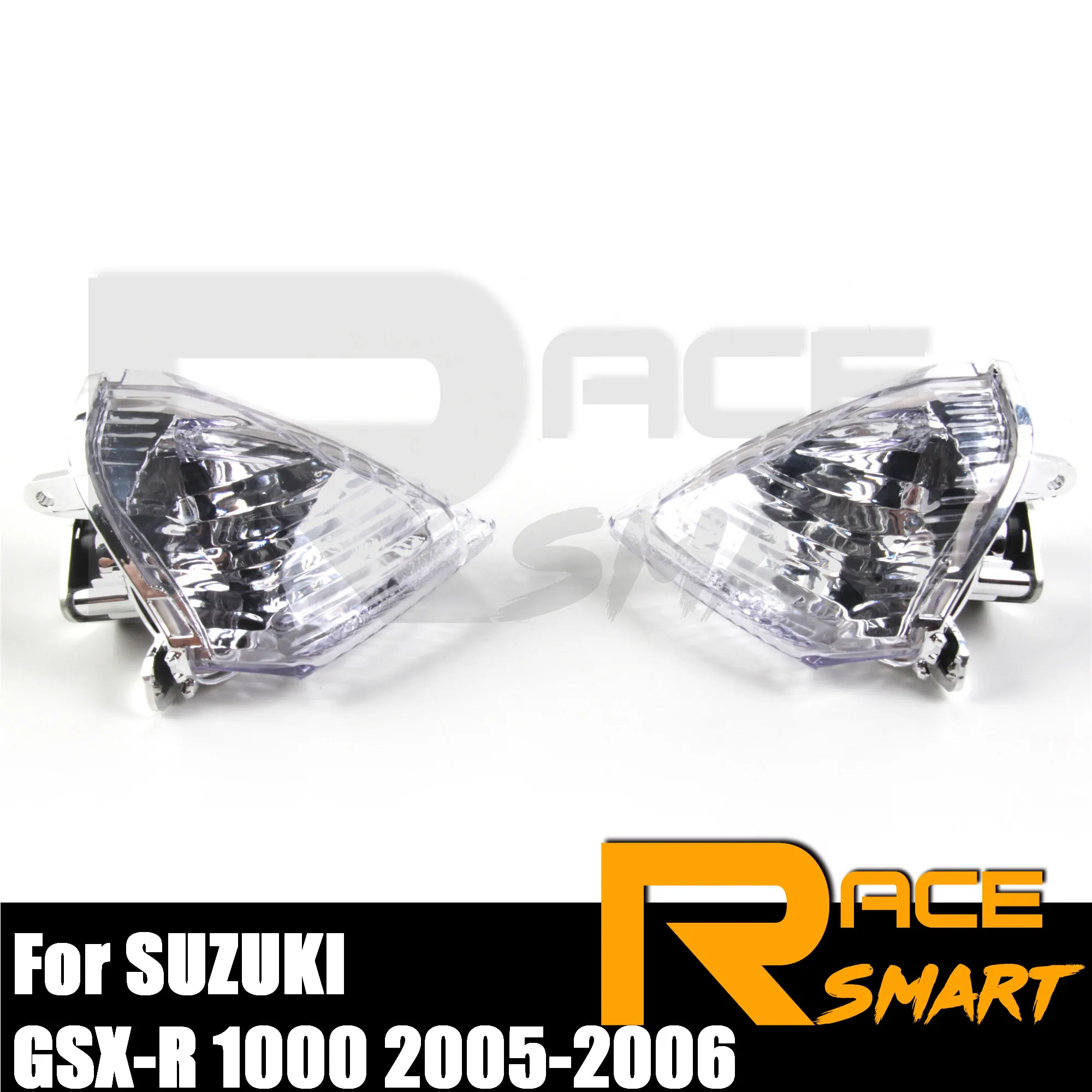 1 Pairs Motorcycle Rear Turn Signal Light Lens Case cover For SUZUKI GSX-R 1000 2005-2006 GSXR1000 GSXR Clear Smoke |
