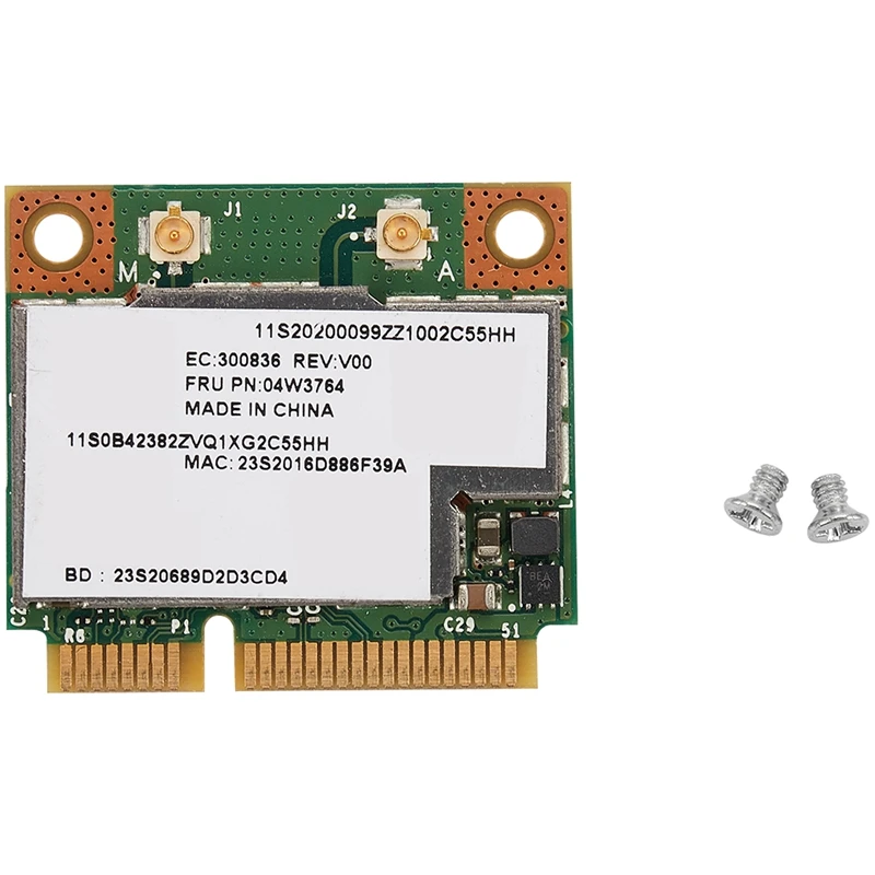 Беспроводная мини-карта PCI-E BCM943228HMB 04W3764 Wi-Fi Bluetooth 4 0 компактная для Lenovo E130 E135 E330 E335