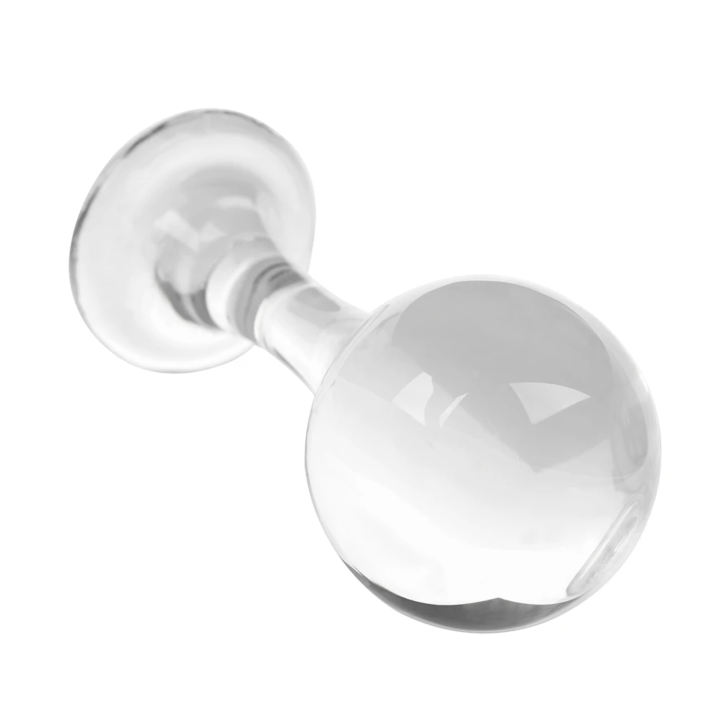 Plug anale in vetro per massaggio prostatico ed erotismo_voghion.com