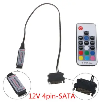 

RGB Controller RF Wireless Remote Control for Case LED Light 3Pin 5V/4Pin 12V RGB Power Supply