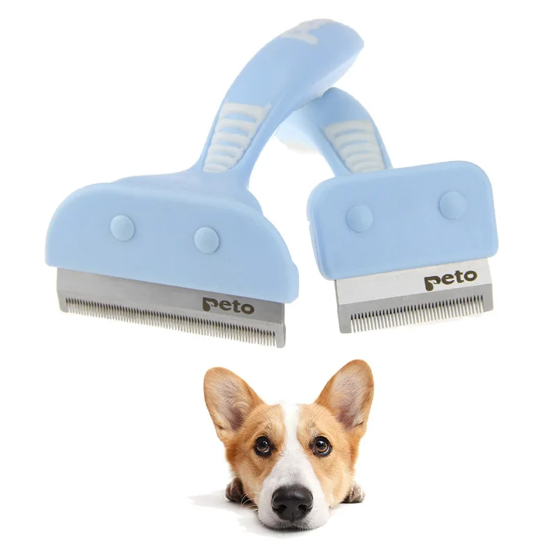 

Pet Hair Remover Brush Cat Dog Grooming Comb Hair Finishing Trim Removal Dog Brush Tool Hair Cleaner for Dogs Cats Dog Brush