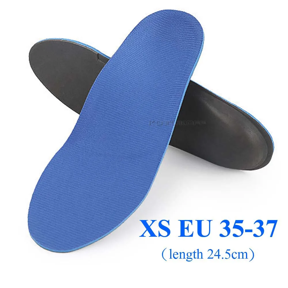 KOTLIKOFF ортопедические стельки для толстых ног супинатор ортопедический вставки подошвенный фасциит, боль в ногах, пронация для мужчин и женщин - Цвет: XS EU 35-37