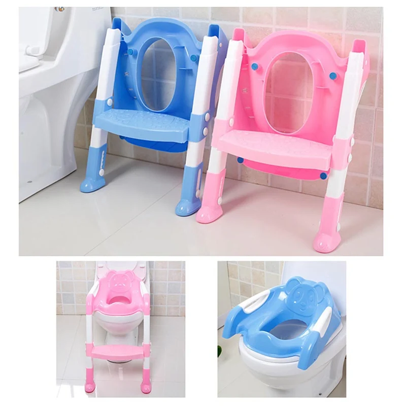 Складной туалет, Детская лестница для туалета, детское сиденье для горшка, тренировочное кресло с ступенькой, Детская лестница, принадлежности для детского туалета
