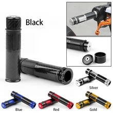 DERI 1 пара 22 мм 7/" углеродное волокно Универсальный бар концы мотоцикла рукоятки «Грипсы» баров для Aprilla BMW Honda Kawasaki KTM Ducati