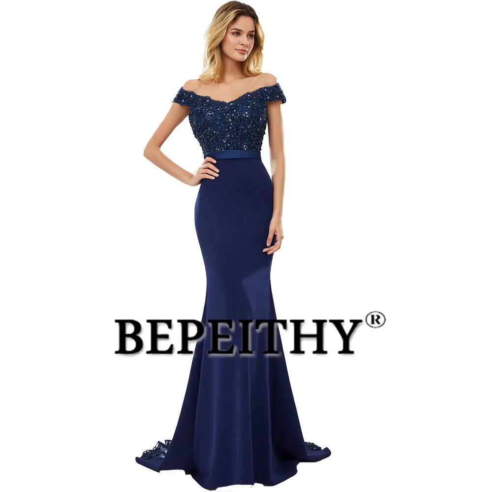 Günstig BEPEITHY Robe De Soiree Meerjungfrau Burgundry Lange Abendkleid Partei Elegante Vestido De Festa Lange Abendkleid 2020 Mit Gürtel