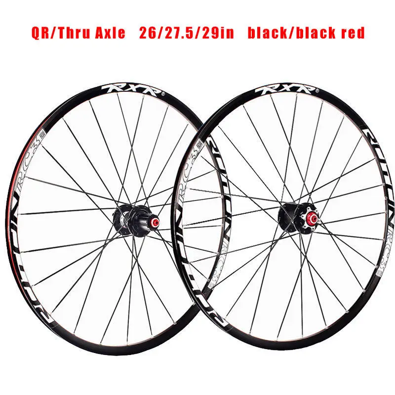 Mountain Bike Carbon Hub Aluminum Wheels 25mm Rim 7-11s Wheelsets 26 27.5 29 (4)