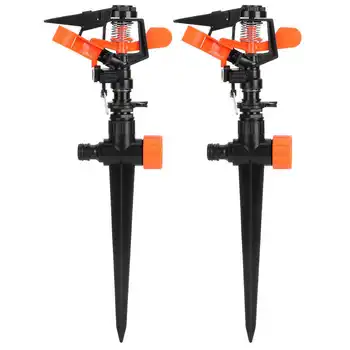

Sprinkler 2Set Automatic Irrigation Sprinkler Watering Sprayer Nozzle for Garden Lawn Farmland Sprayer Nozzle