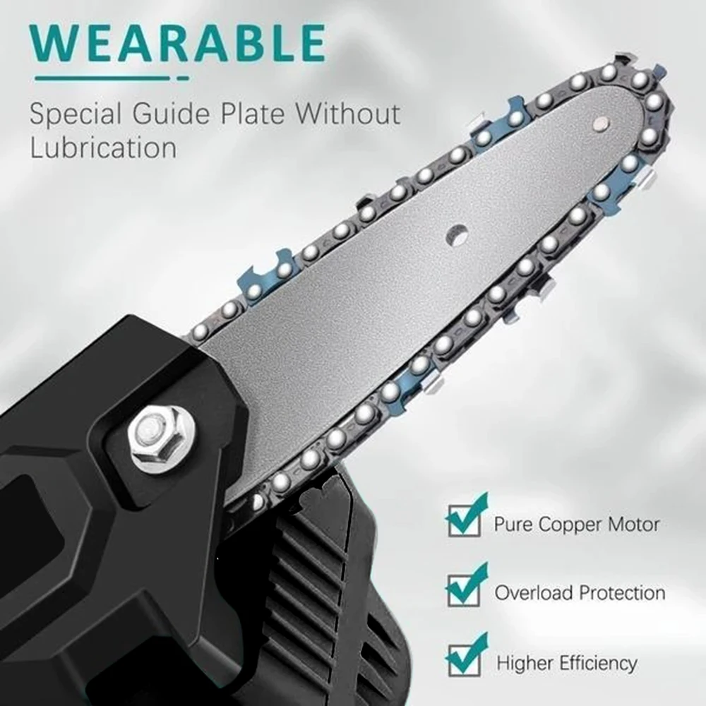 

550W High Power Electric Pruning Saw Rechargeable MINI Wood Cutting Lithium Chainsaw Garden Power Tools