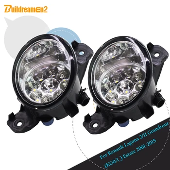 

Buildreamen2 For Renault Laguna 2/II Grandtour (KG0/1_) Estate 2001-2015 Car LED Light Front Fog Light Daytime Running Light DRL