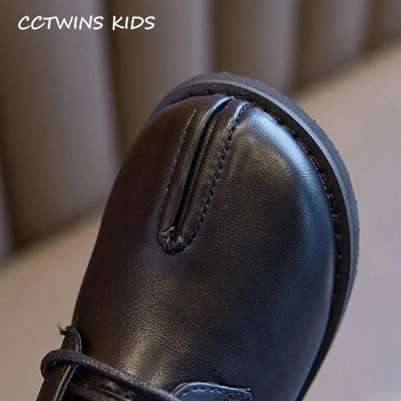 CCTWINS Kids Shoes Winter Children Fashion Ankle Boots Girls PU Leather Shoes Baby Boys Brand Martin Boots Brown MB125
