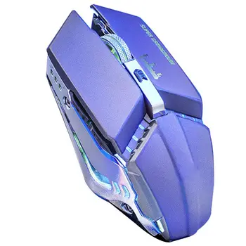 

2.4GHz USB Wireless Rechargeable Mechanical Gaming Mouse 7 Color Breathing Light 3 Gear DPI Adjust Silent Optical Mouse