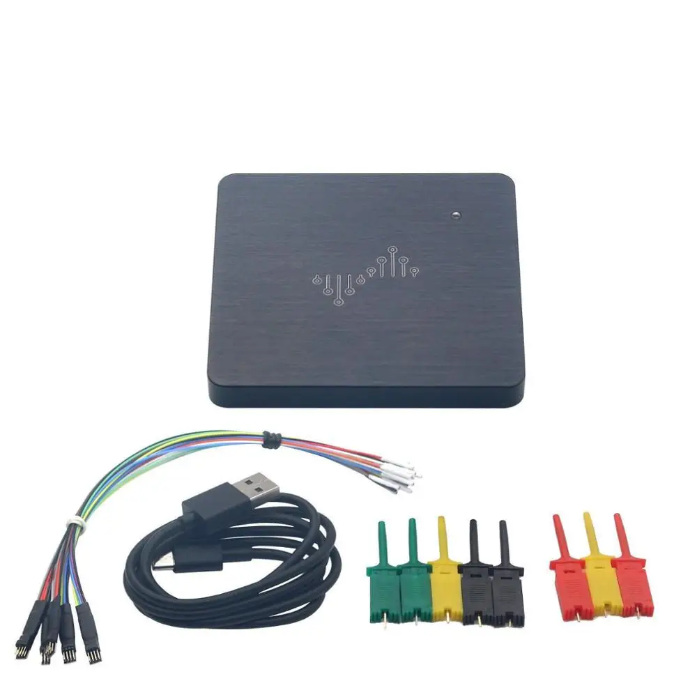 TZT DSLogic Plus логический анализатор 50 м пропускная способность выборки 16-канальный поток+ буфер 16G