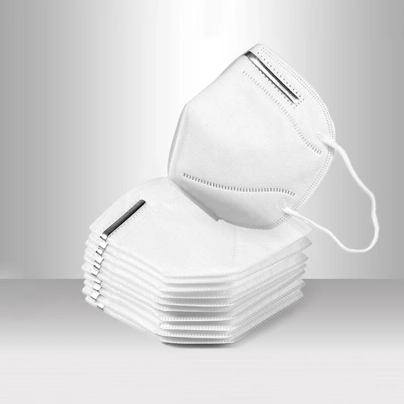 

KN95 Folding Filter Mask Anti Dust Formaldehyde Bacteria Virus Face Mouth Breathable Mask Features as KN95 White Face Mask