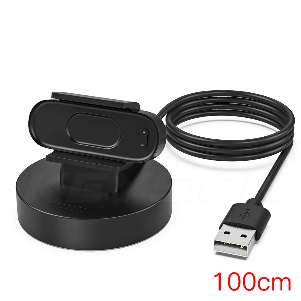 KEYSION Disassembly free Fast Charger Cable For Xiaomi Mi Band 4 global USB Charger Charging Dock for Xiaomi Mi Smart Band 4 - Тип штекера: Cable Charger Dock