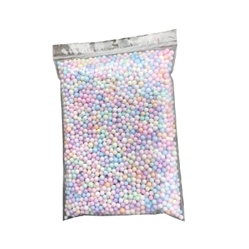 

4-6mm Polystyrene Styrofoam Balls Bottle DIY Snow Mud Particles Accessories Slime Balls Small Tiny Foam Beads Ballon Foam Filler