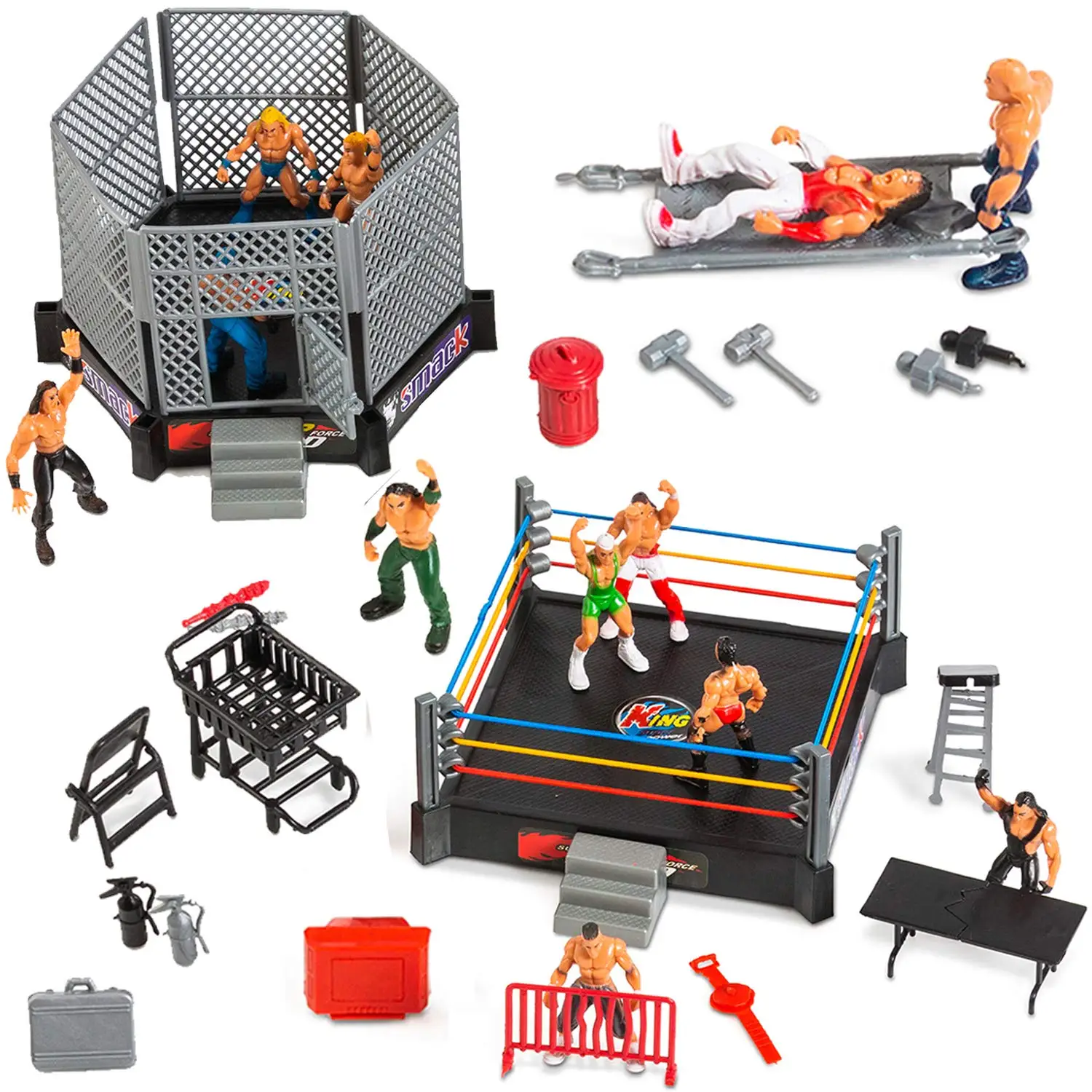 Игрушки для детей WWE экшн-фигурки Элитные борцы Воины Обновите кольцо и