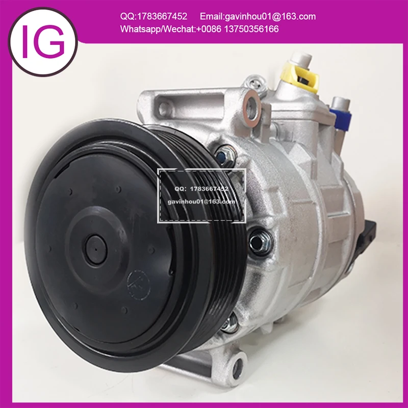 6SEU14C AC Compressor For Audi Q7 A8 VW Touareg 4F0260805AN 4F0260805AP 4F0260805AA 4F0260805T 8K0260805 8K0260805E 8K0260805L 10pcs lot ac compressor control solenoid valve fit for denso 7seu16 6seu12 for audi vw golf magotan skoda