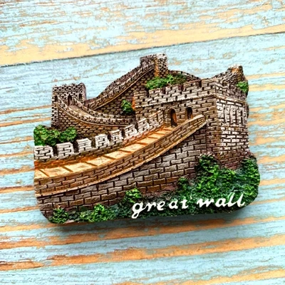Стерео Китай Beijin great wall Туризм Сувенир магнит на холодильник Кухня украшения магнитная наклейка творческий паста 3D нежный - Цвет: great wall B
