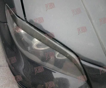 Стеклопластиковые фары Брови Веки для 2004-2006 Mazda Axela Седан 4 двери