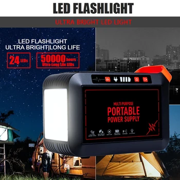 

Christmas Popular Portable Generator Power Station Power Bank Type-C Multiple Output UPS Power Battery For Outdoor Activity