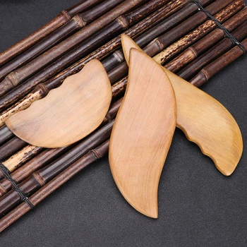 

Wood Body Relaxation Scraping Board Lymphatic Drainage Health Gua Sha Massager Body Relaxing Hand Massage Tool